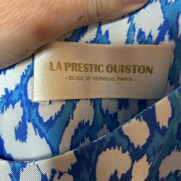 EUC LA PRESTIC OUISTON DRESS in panthere glacier in size 2 or M - Picture 4 of 11